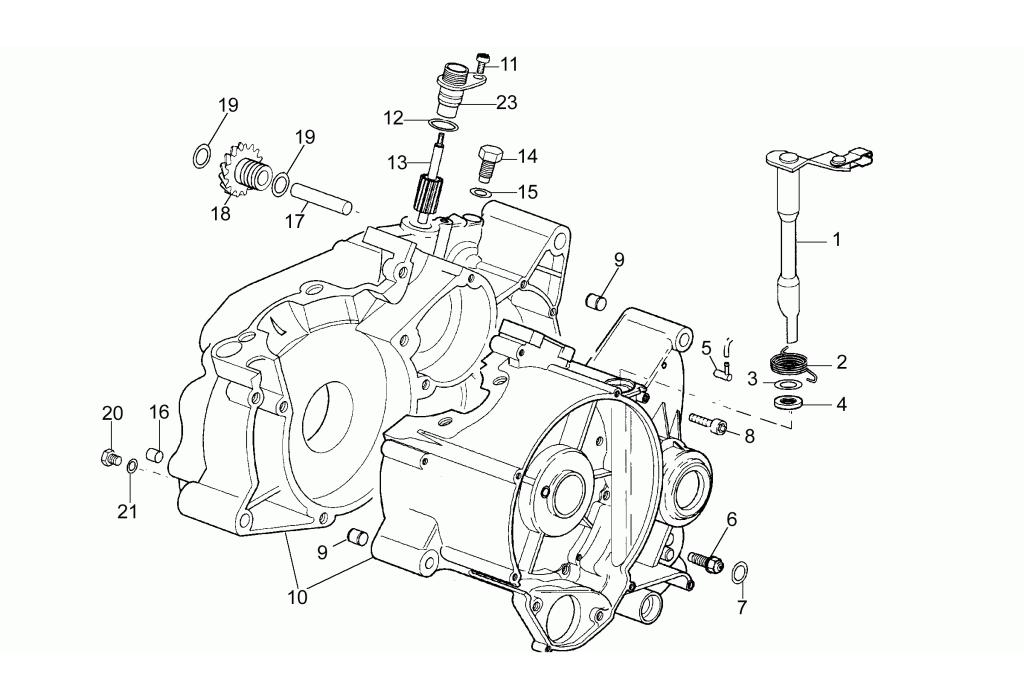 Aprilia RS50 93-95 Crankcases.png