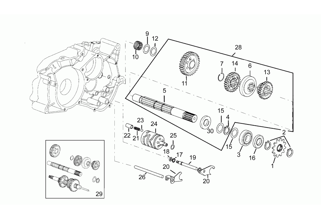 Aprilia RS50 93-95 Driven shaft.png