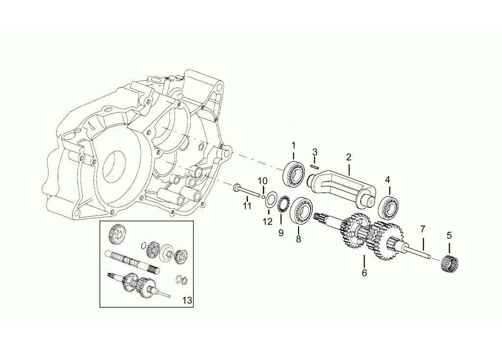 Aprilia RS50 93-95 Primary gear shaft.png